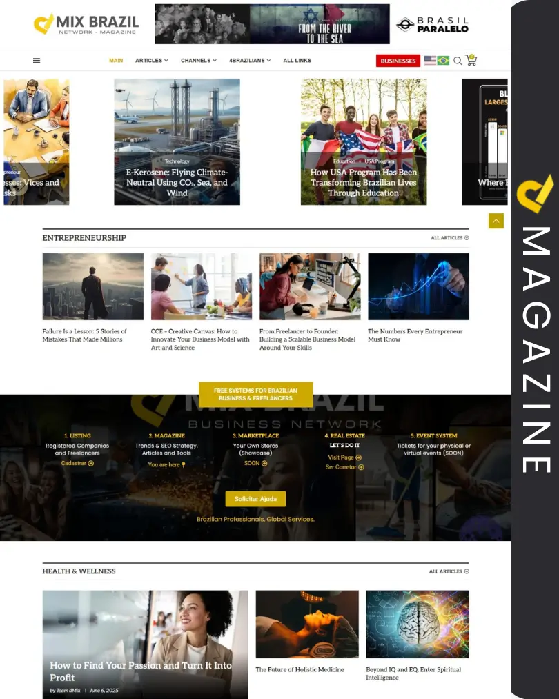 Brazilian Businesses Listing, from dMix Brazil and Arpex Web